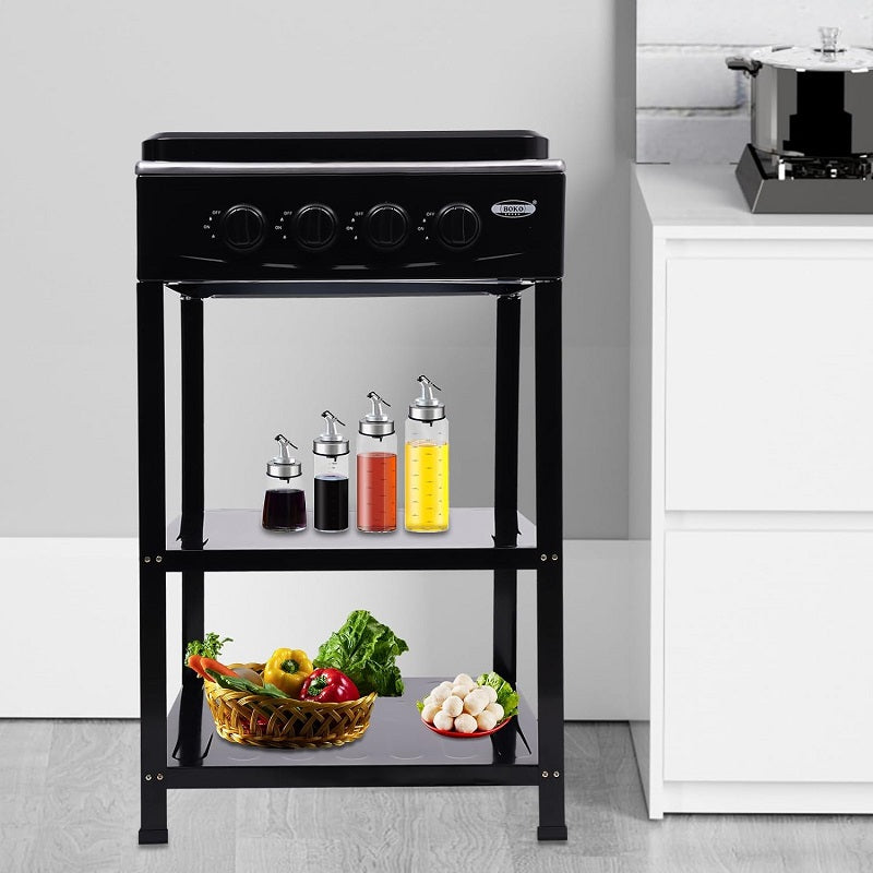 Plinski šporet sa 4 gorionika i policama