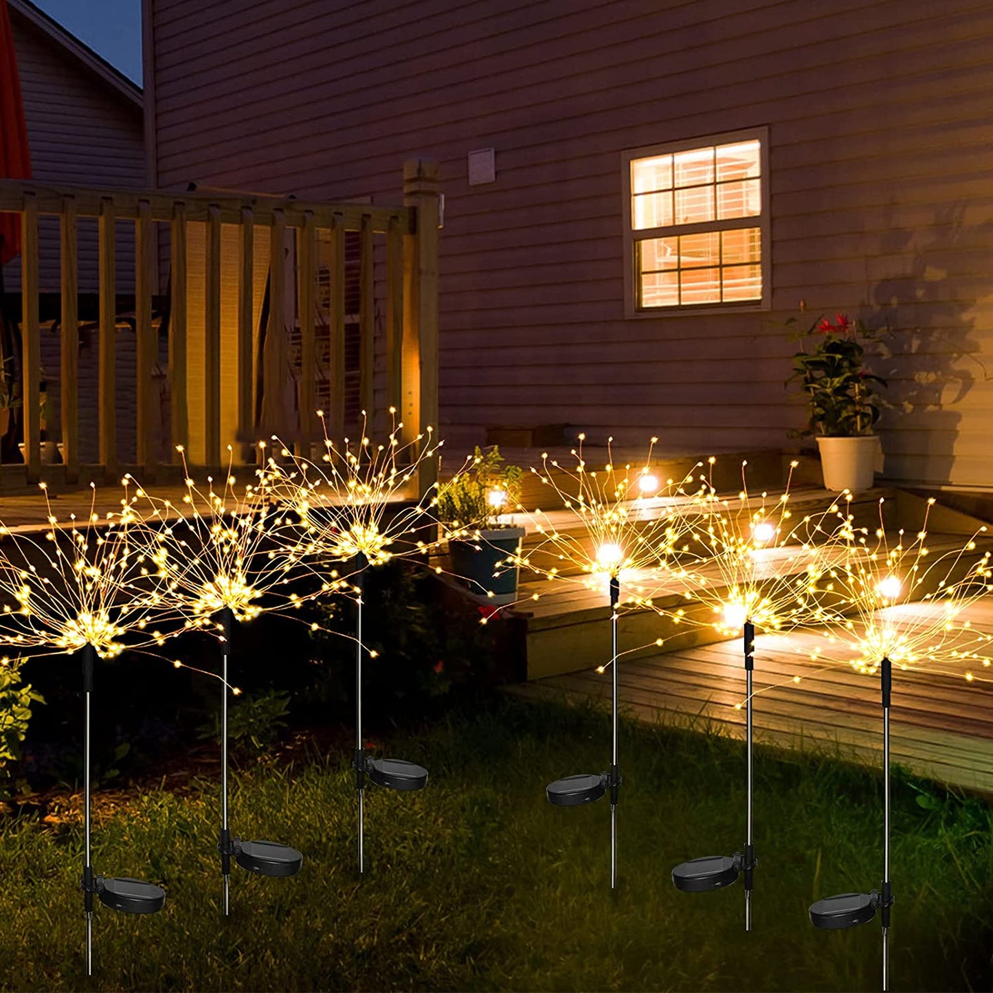 Set od 2 solarne LED lampe “Vatromet” – Magija u vašem vrtu i dvorištu