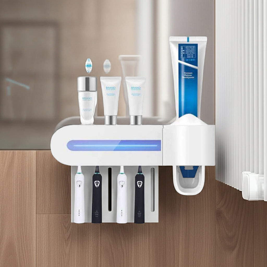 3u1 sterilizator, držač četkica i dozer za pastu