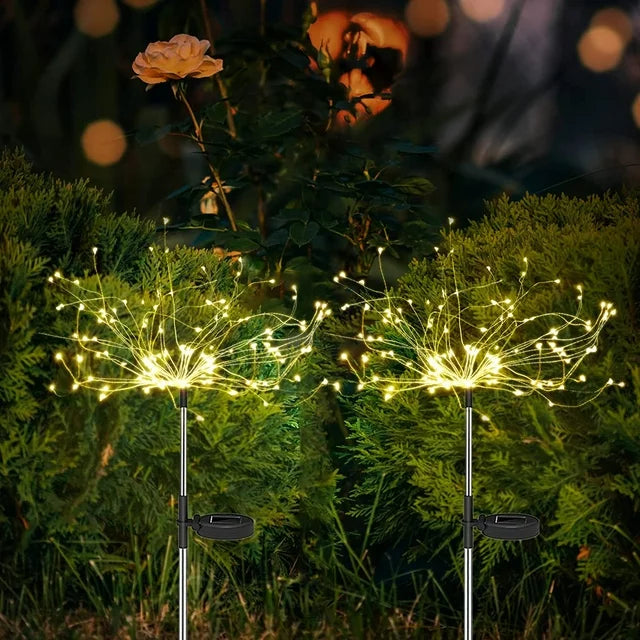 Set od 2 solarne LED lampe “Vatromet” – Magija u vašem vrtu i dvorištu