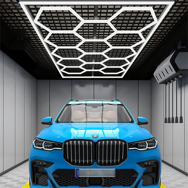 HEXAGON LED Rasvjeta – Modularno osvjetljenje za garaže, studije i radne prostore