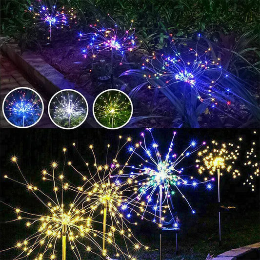 Set od 2 solarne LED lampe “Vatromet” – Magija u vašem vrtu i dvorištu