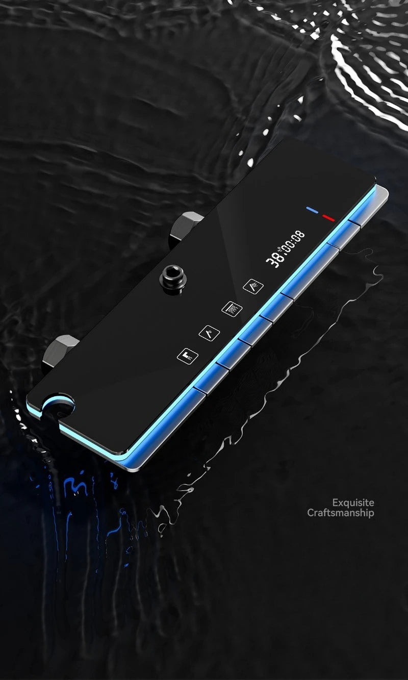 LED tuš set AquaThermo Pro – s digitalnim prikazom temperature