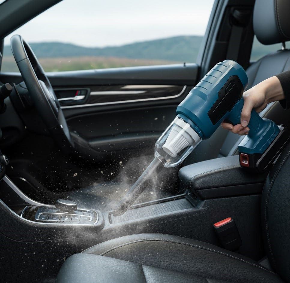 Akumulatorski prenosivi usisivač za auto – moćan i kompaktan